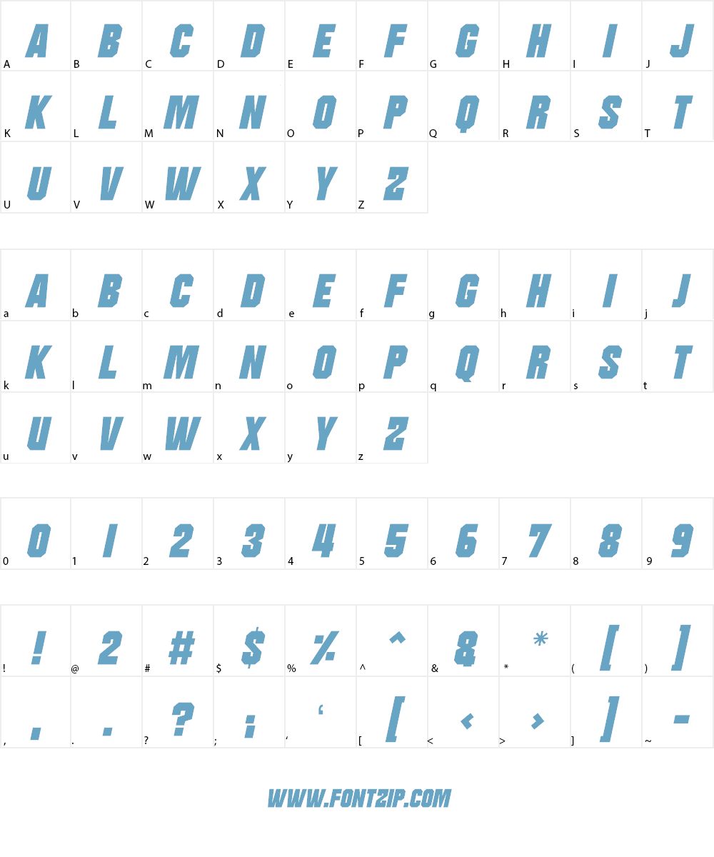 Moonbase Delta Font Character